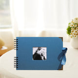 Maxbell Scrapbook Album Supplies Multifunctional for Wedding Anniversary Baby Shower Blue