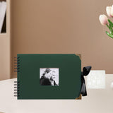 Maxbell Scrapbook Album Supplies Multifunctional for Wedding Anniversary Baby Shower Dark Green