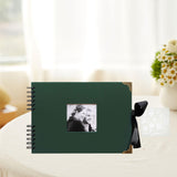 Maxbell Scrapbook Album Supplies Multifunctional for Wedding Anniversary Baby Shower Dark Green