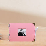 Maxbell Scrapbook Album Supplies Multifunctional for Wedding Anniversary Baby Shower Pink