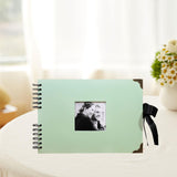 Maxbell Scrapbook Album Supplies Multifunctional for Wedding Anniversary Baby Shower Light Green
