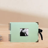 Maxbell Scrapbook Album Supplies Multifunctional for Wedding Anniversary Baby Shower Light Green