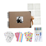 Maxbell Scrapbook Album Supplies Multifunctional for Wedding Anniversary Baby Shower Coffee