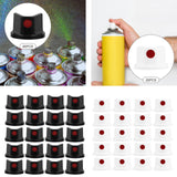 Maxbell 20Pcs Spray Paint Nozzles Spray Bottle Nozzles for Furniture Refinishing Art Black