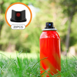 Maxbell 20Pcs Spray Paint Nozzles Spray Bottle Nozzles for Furniture Refinishing Art Black