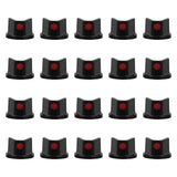 Maxbell 20Pcs Spray Paint Nozzles Spray Bottle Nozzles for Furniture Refinishing Art Black