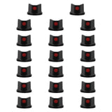Maxbell 20Pcs Spray Paint Nozzles Spray Bottle Nozzles for Furniture Refinishing Art Black