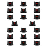 Maxbell 20Pcs Spray Paint Nozzles Spray Bottle Nozzles for Furniture Refinishing Art Black