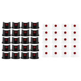 Maxbell 20Pcs Spray Paint Nozzles Spray Bottle Nozzles for Furniture Refinishing Art Black