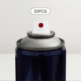 Maxbell 20Pcs Spray Paint Nozzles Spray Bottle Nozzles for Furniture Refinishing Art White