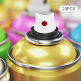 Maxbell 20Pcs Spray Paint Nozzles Spray Bottle Nozzles for Furniture Refinishing Art White