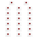 Maxbell 20Pcs Spray Paint Nozzles Spray Bottle Nozzles for Furniture Refinishing Art White