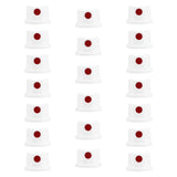 Maxbell 20Pcs Spray Paint Nozzles Spray Bottle Nozzles for Furniture Refinishing Art White