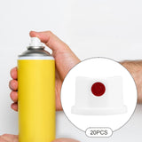 Maxbell 20Pcs Spray Paint Nozzles Spray Bottle Nozzles for Furniture Refinishing Art White