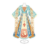 Maxbell Chinese Ancient Clothes Material Kit Handmade Gift Chinese Traditional Dress 3 Mannequins