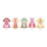 Maxbell Chinese Ancient Clothes Material Kit Handmade Gift Chinese Traditional Dress 5 Mannequins