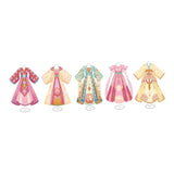Maxbell Chinese Ancient Clothes Material Kit Handmade Gift Chinese Traditional Dress 5 Mannequins
