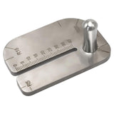 Maxbell Leather Stitching Punch Aid Plate Easy to Use Pulling Aid Sturdy Accessories