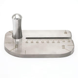Maxbell Leather Stitching Punch Aid Plate Easy to Use Pulling Aid Sturdy Accessories