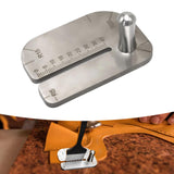 Maxbell Leather Stitching Punch Aid Plate Easy to Use Pulling Aid Sturdy Accessories