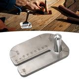Maxbell Leather Stitching Punch Aid Plate Easy to Use Pulling Aid Sturdy Accessories