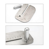 Maxbell Leather Stitching Punch Aid Plate Easy to Use Pulling Aid Sturdy Accessories