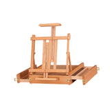 Maxbell Table Easel Art Supplies Wooden Painting Toolbox for Painting Desk Calssroom