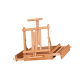 Maxbell Table Easel Art Supplies Wooden Painting Toolbox for Painting Desk Calssroom