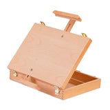 Maxbell Tabletop Easel Adjustable Height Painting Toolbox for Desk Classroom Student
