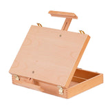 Maxbell Tabletop Easel Adjustable Height Painting Toolbox for Desk Classroom Student