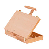 Maxbell Tabletop Easel Adjustable Height Painting Toolbox for Desk Classroom Student