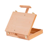 Maxbell Tabletop Easel Adjustable Height Painting Toolbox for Desk Classroom Student