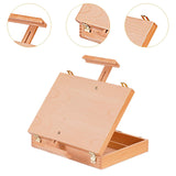 Maxbell Tabletop Easel Adjustable Height Painting Toolbox for Desk Classroom Student