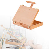 Maxbell Tabletop Easel Adjustable Height Painting Toolbox for Desk Classroom Student
