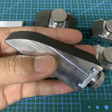 Maxbell Hand Sanding Block Edge Grinding Polishing Tool for Wood Furniture Finishing 80x26x30mm