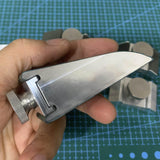 Maxbell Hand Sanding Block Edge Grinding Polishing Tool for Wood Furniture Finishing 80x26x30mm