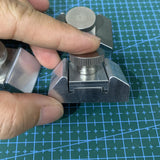 Maxbell Hand Sanding Block Edge Grinding Polishing Tool for Wood Furniture Finishing 44x26x26mm