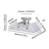 Maxbell Hand Sanding Block Edge Grinding Polishing Tool for Wood Furniture Finishing 38x26mm