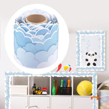 Maxbell Cloud Bulletin Board Border Kindergarten Ornament for Store Classroom Window