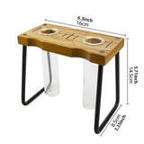 Maxbell Hydroponic Planter Table Decorative Glass Vase for Center Table Country Home