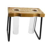 Maxbell Hydroponic Planter Table Decorative Glass Vase for Center Table Country Home