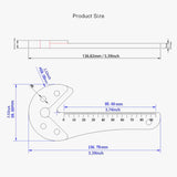 Maxbell Woodworking Circle Center Scribe Sturdy Center Measuring Tool for Industrial