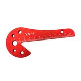 Maxbell Woodworking Circle Center Scribe Sturdy Center Measuring Tool for Industrial