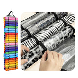 Maxbell Vinyl Roll Holder Hanging Roll Support Holder for Craft Supplies Closet Wall