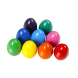 Maxbell 9 Colors Egg Crayons Washable Educational Toys for Boys Girls Kids Preschool