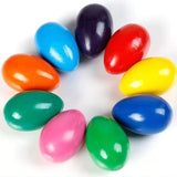 Maxbell 9 Colors Egg Crayons Washable Educational Toys for Boys Girls Kids Preschool