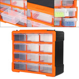 Maxbell Tool Parts Organizer Sturdy Desktop Storage Box for Art Craft Home Room Nuts
