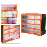 Maxbell Tool Parts Organizer Sturdy Desktop Storage Box for Art Craft Home Room Nuts