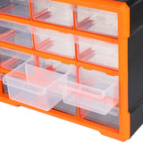 Maxbell Tool Parts Organizer Sturdy Desktop Storage Box for Art Craft Home Room Nuts