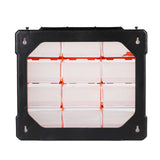 Maxbell Tool Parts Organizer Sturdy Desktop Storage Box for Art Craft Home Room Nuts